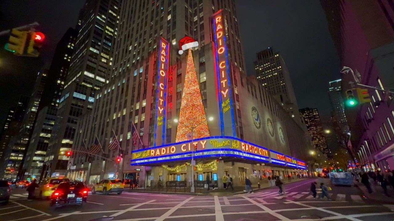 New York Night Walk 6th Avenue Walking Tour 4k Hdr