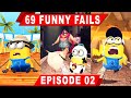 Minion Rush 69 FUNNY FAILS Episode 2 Minion Beach EL Macho Lair Epic Fails