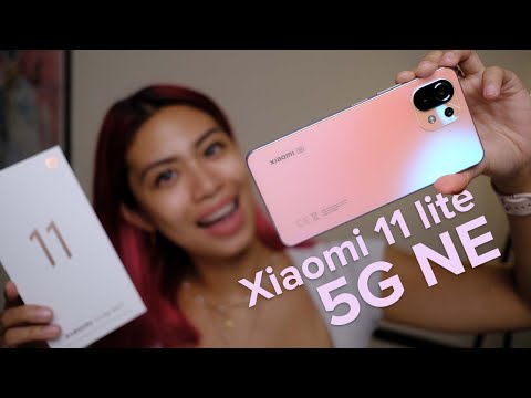 Xiaomi 11 Lite 5G NE PEACH PINK (!) camera tour + unboxing