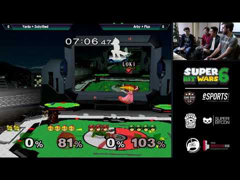 Yardo + Schythed vs Arby + Flux - WS - Melee Doubles - Super Bit Wars 6