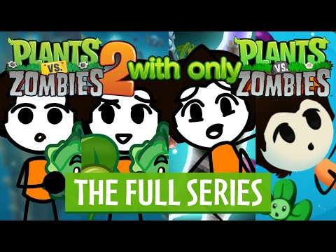 Beating Plants vs. Zombies 2 WITH ONLY Plants vs. Zombies 1 Plants - THE FULL SERIES