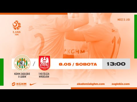 III liga | 30. kolejka | KGHM Zagłębie II Lubin - Ślęza Wrocław | TRANSMISJA
