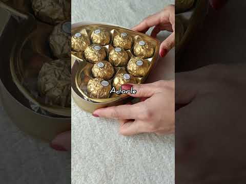 Ferrero Rocher  Chocolate heart #shorts