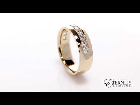 Men's Channel Set 1.0 CTTW Diamond Wedding Ring (615x)
