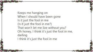 Kenny Rogers - The Fool in Me Lyrics