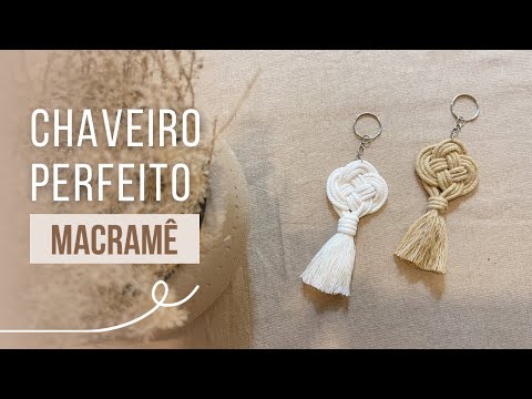 Tutorial: Quick and easy perfect keychain | Macrame
