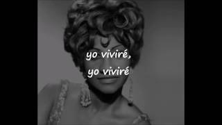 Celia Cruz- Yo viviré (I will Survive) LETRA