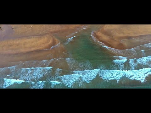 SUMMER On The BEACH OF ZARAUTZ CINEMATIC DRONE