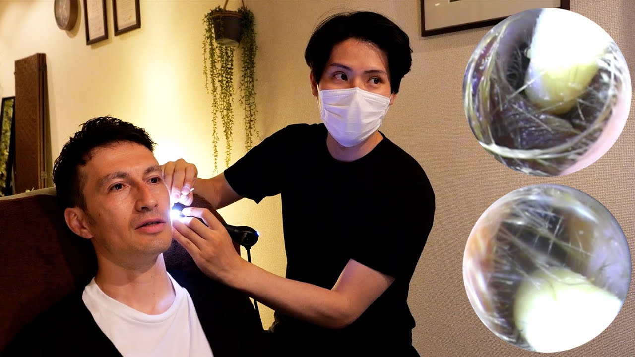 太耳毛にキャラメル状の大量垢😵【あいのりメンバー・アレック】１年ぶりの大掃除