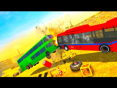 Police Bus Crush | Derby distraction demolition game  | Part #01| Android gameplay - Offline