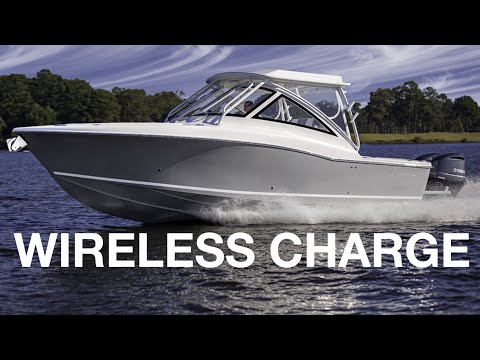 Albemarle Boats 31DC with Keith Privott on Scanstrut ROKK Wireless Active phone charging mounts