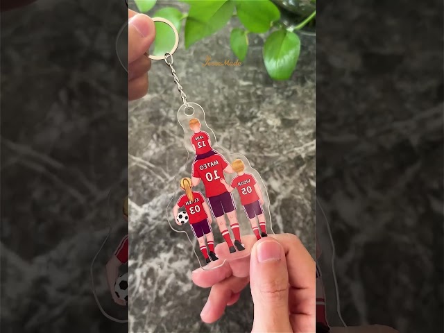 Vídeo relacionado con RAFIYU 30 Piezas Llaveros Acrílicos Transparentes, Llaveros Personalizables Foto en Blanco, Llaveros Doble Cara Regalo para Pareja y Familia Aniversario Cumpleaños