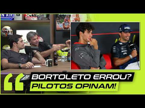 DISPUTA LEGÍTIMA": ANÁLISE SOBRE O TOQUE ENTRE GABRIEL BORTOLETO E CARLOS SAINZ! #PelasPistas