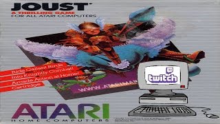 Streaming on my Atari 800 XL   Joust