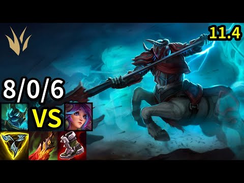 Hecarim Jungle vs Lillia - KR Challenger | Patch 11.4