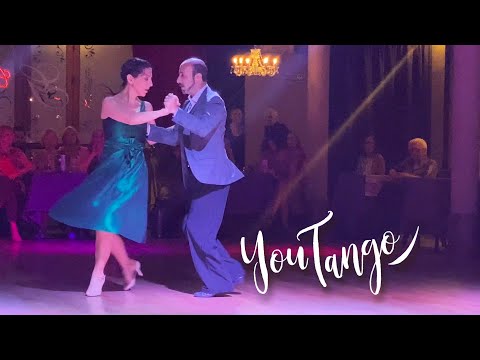  Analia Vega  and  Marcelo Varela  are  dancing  to  the  nontraditional song  "  Cuando Llora Mi Guitarra  "  by  Héctor Varela  in  2020