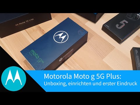 Motorola Moto g 5G Plus: Unboxing, einrichten und erster Eindruck