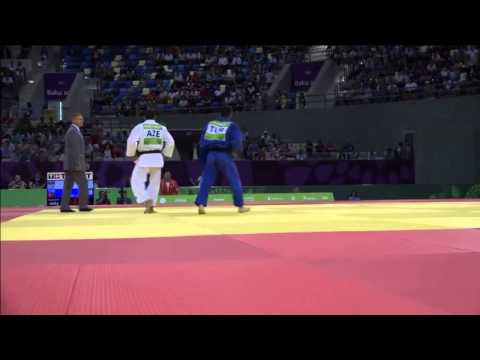 Judo European Championships Baku 2015. 66 kg-Nicat Shixelizade (AZE)- Sinan Sandal (TUR)