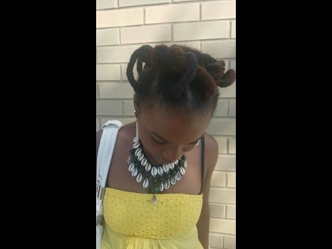 BEST AFRICAN THREADING Video for HAIR GROWTH#THREADING METHOD# WITH YARN.