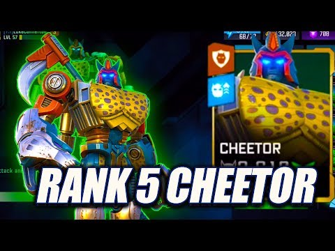 CHEETOR RANK 5 RANK UP! - Transformers: Forged To Fight