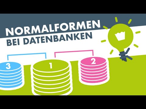 NORMALFORMEN bei Datenbanken einfach erklärt (1. bis 3. Normalform)
