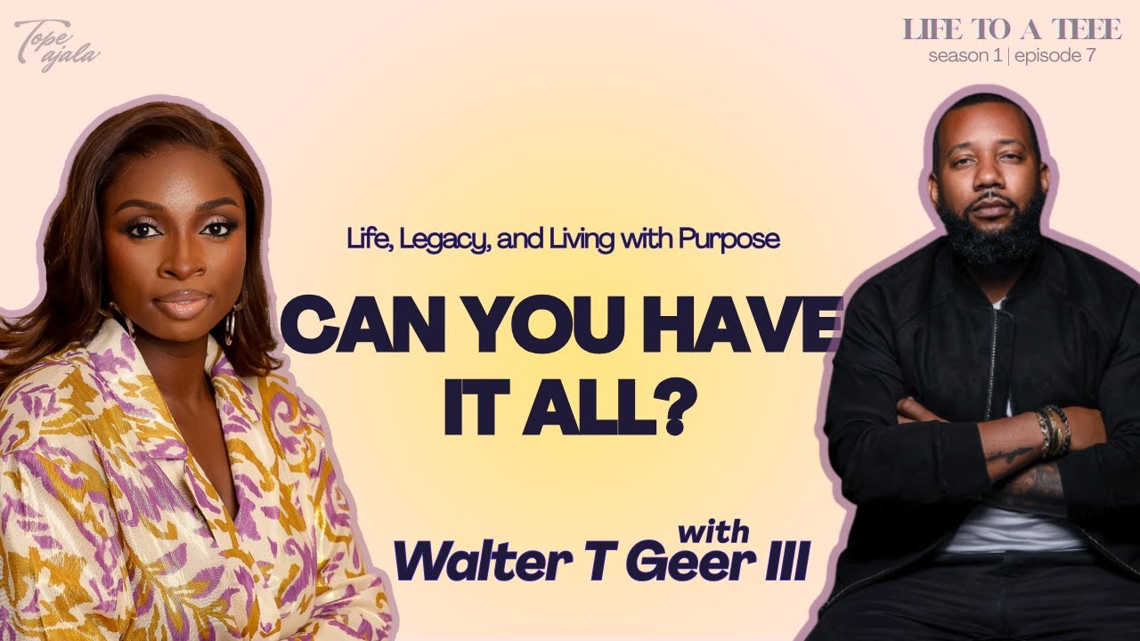 Burnout, Boundaries & Black Excellence | Walter Geer