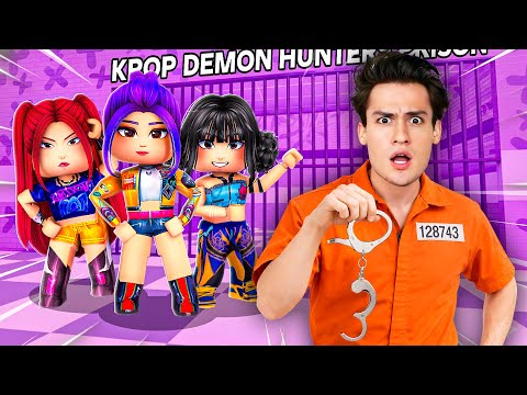 I Escaped From KPOP Demon Hunters Prison in Roblox..