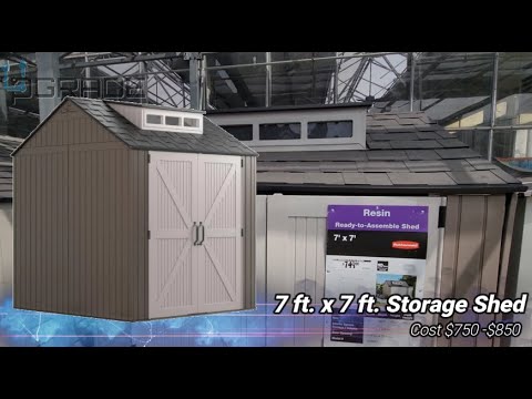 How To: 7 ft. x 7 ft. Storage Shed