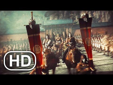 Elf Sauron Meets Evil Twin Sister Nazgul Scene 4K ULTRA HD Action