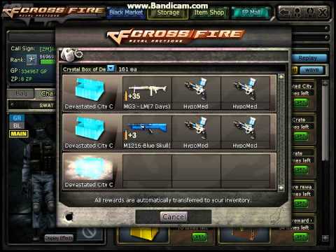 CrossFire NA - Opening 100 Devastated City Crystal Crates