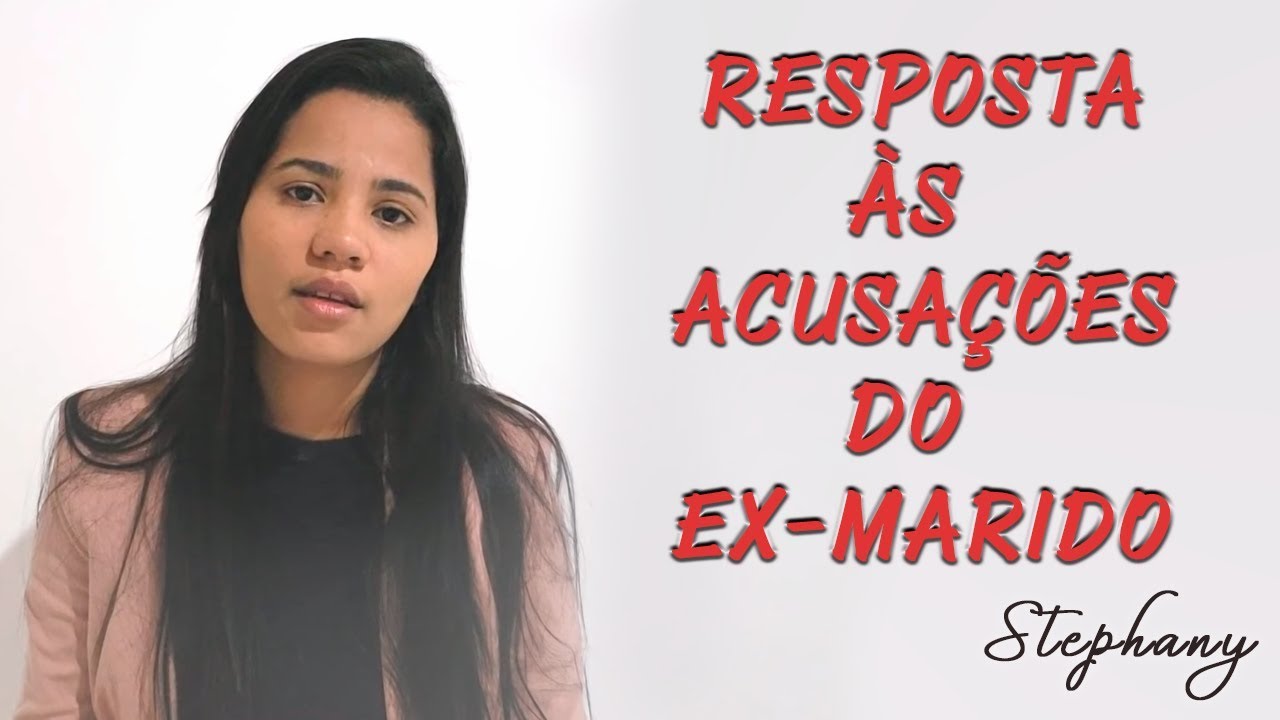 Stefhany responde às acusações do seu ex-marido.