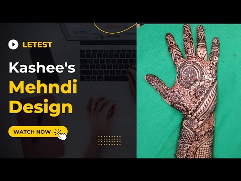 Front Hand Kashee's Style Mehndi