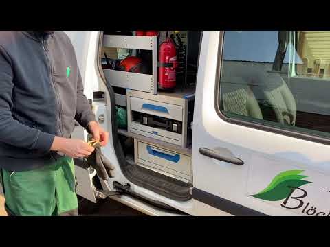 Einsatz mit dem Servicefahrzeug