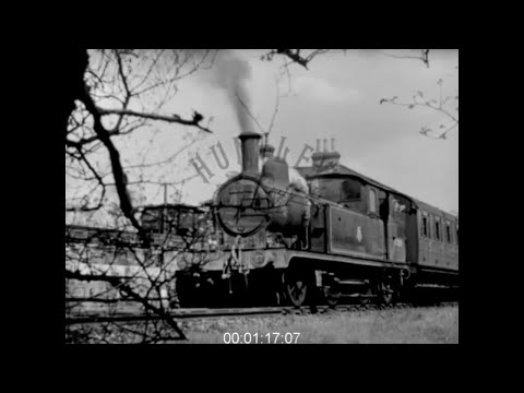 Epping to Ongar, Train Travel, U.K., 1950s - Film 1004311