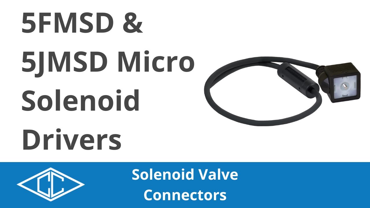 Extend Solenoid Valve Life: 5JMSD & 5FMSD Smart Drivers | Canfield Connector