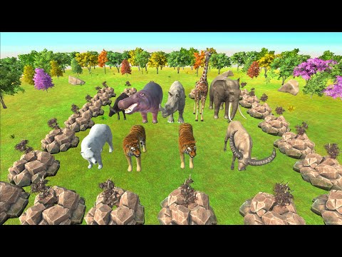 All Animal vs Swarm Bug Army - Animal Revolt Battle Simulator