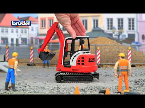 Schaeff HR16 Minibagger -- 02432 -- BRUDER Spielwaren