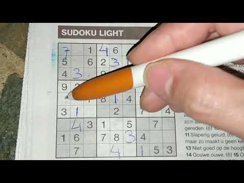 Pay attention to these incredible sudokus, Light Sudoku puzzle. (#365) 12-13-2019 part 1 of 2