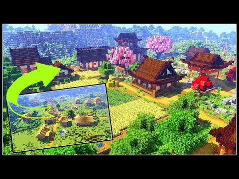 Cortezerino - Japanese Village Transformation | Minecraft Timelapse