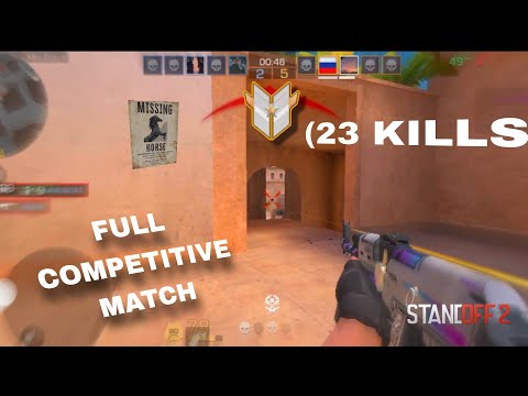 STANDOFF 2 | Full Competitive Match Gameplay (23 KILLS)😮‍💨🤍 | VIVO V20 0.30.2|