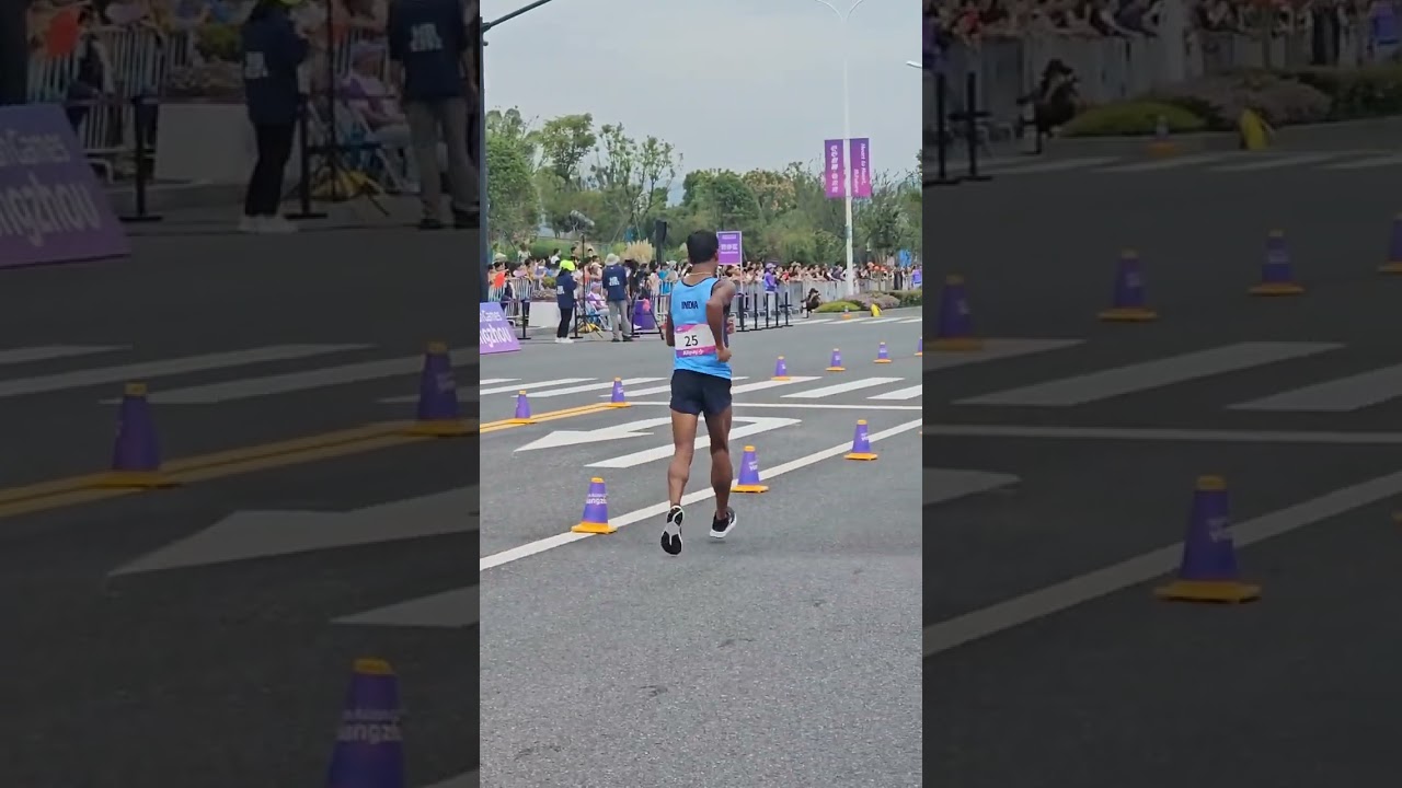 20km walk running boys Ram babu assian game 2023