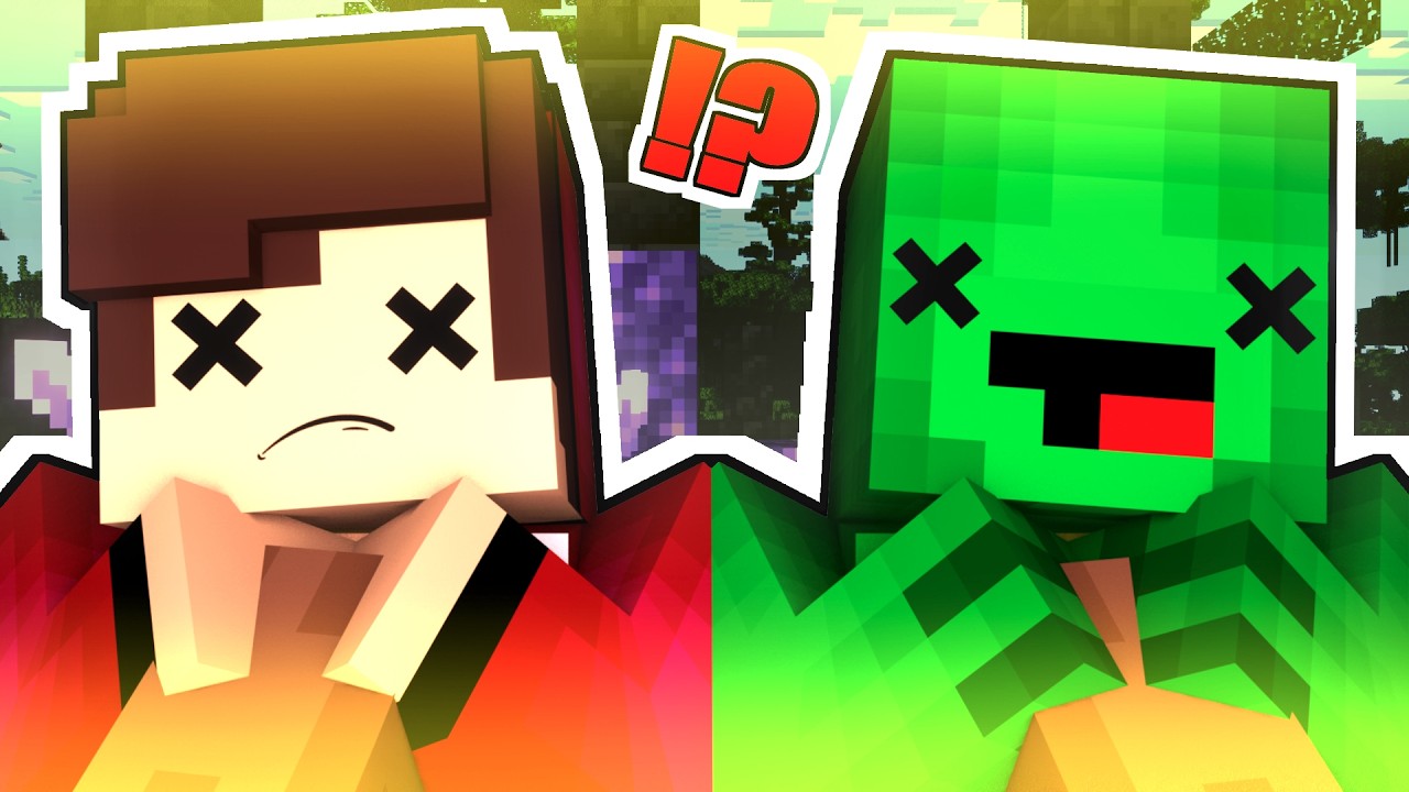 JJ & Mikey Adventure Became a Battle with Herobrine!【MaizenAnimation】