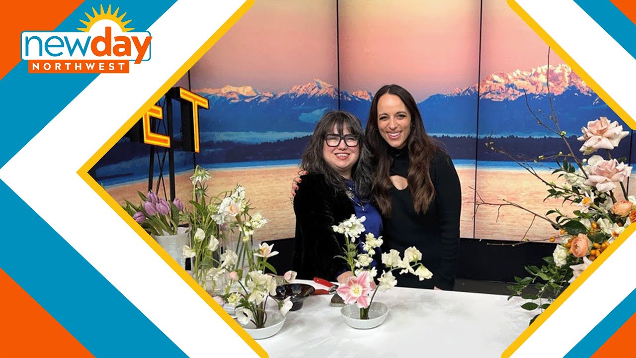 How to use flower frogs to showcase seasonal foliage and branches - New Day NW