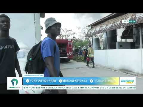 North Industrial Area Fire: Philip Nii Lartey Reports From Scene