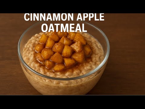 "Cozy Homemade Apple Cinnamon Oatmeal