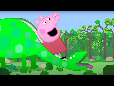 Capa de Peppa Pig - O Parque de Dinossauro do Avô Coelho!