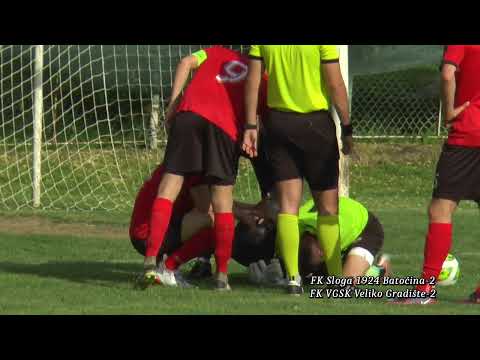 Utakmica FK Sloga Batočina 2:2  FK VGSK Veliko Gradište- Podunavsko Šumadijska zona 06 05 2023