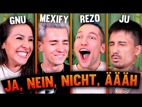 Dumme JA NEIN NICHT Challenge mit REZO, JULIEN, GNU und MEXIFY
