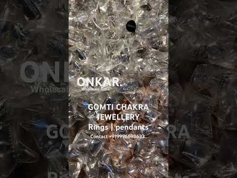 Round white gomati chakra adjustable ring gomathi vishnu cha...