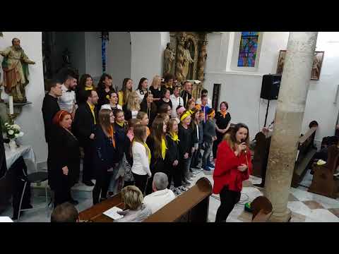 Bee Geesus + Barbara Grabar + zbor OŠ Prežihovega Voranca - Oh, happy day! (Šola Jazz Ravne)